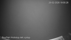 Vrchol Bouřňák, pohled na jih