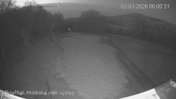 Vrchol Bouřňák, pohled na jih