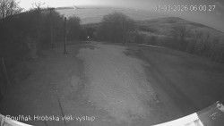 Vrchol Bouřňák, pohled na jih