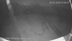 Vrchol Bouřňák, pohled na jih