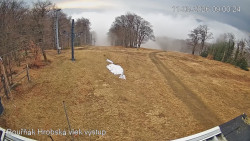 Vrchol Bouřňák, pohled na jih