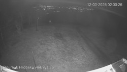 Vrchol Bouřňák, pohled na jih