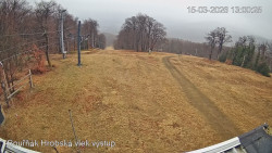 Vrchol Bouřňák, pohled na jih