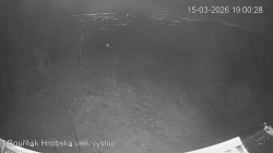 Vrchol Bouřňák, pohled na jih