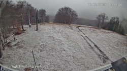 Vrchol Bouřňák, pohled na jih