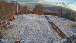Vrchol Bouřňák, pohled na jih