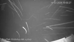 Vrchol Bouřňák, pohled na jih