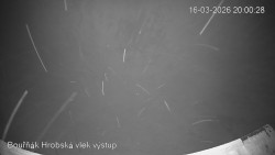 Vrchol Bouřňák, pohled na jih