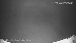 Vrchol Bouřňák, pohled na jih