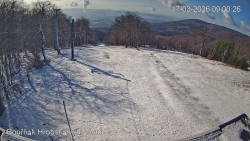 Vrchol Bouřňák, pohled na jih