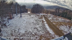 Vrchol Bouřňák, pohled na jih