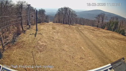 Vrchol Bouřňák, pohled na jih