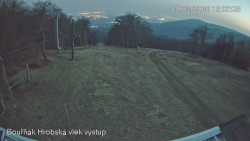 Vrchol Bouřňák, pohled na jih