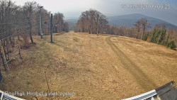 Vrchol Bouřňák, pohled na jih