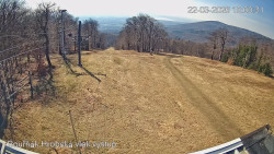 Vrchol Bouřňák, pohled na jih