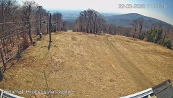 Vrchol Bouřňák, pohled na jih