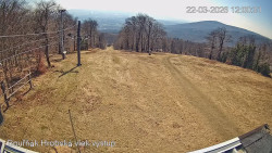 Vrchol Bouřňák, pohled na jih