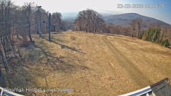 Vrchol Bouřňák, pohled na jih