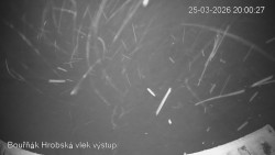 Vrchol Bouřňák, pohled na jih