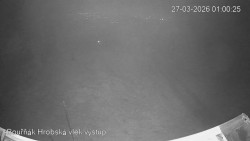 Vrchol Bouřňák, pohled na jih