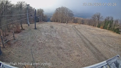 Vrchol Bouřňák, pohled na jih