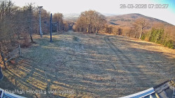 Vrchol Bouřňák, pohled na jih