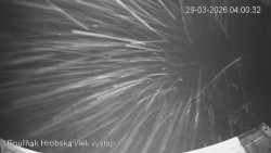 Vrchol Bouřňák, pohled na jih