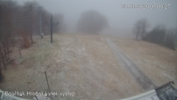 Vrchol Bouřňák, pohled na jih