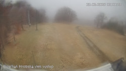 Vrchol Bouřňák, pohled na jih