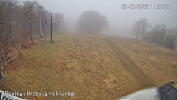 Vrchol Bouřňák, pohled na jih