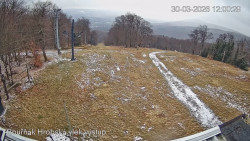 Vrchol Bouřňák, pohled na jih