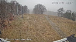 Vrchol Bouřňák, pohled na jih