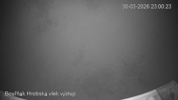 Vrchol Bouřňák, pohled na jih