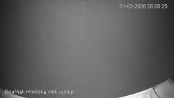 Vrchol Bouřňák, pohled na jih