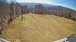 Vrchol Bouřňák, pohled na jih