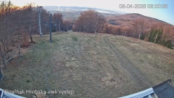 Vrchol Bouřňák, pohled na jih