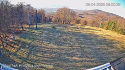 Vrchol Bouřňák, pohled na jih