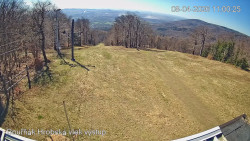 Vrchol Bouřňák, pohled na jih