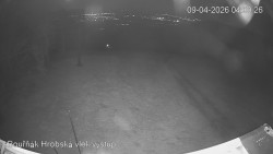 Vrchol Bouřňák, pohled na jih