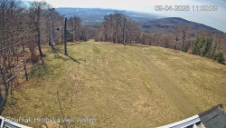 Vrchol Bouřňák, pohled na jih