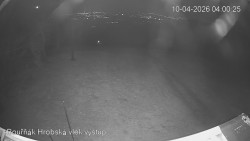 Vrchol Bouřňák, pohled na jih