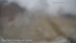 Vrchol Bouřňák, pohled na jih