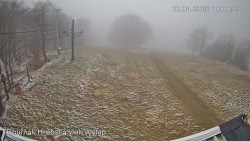 Vrchol Bouřňák, pohled na jih