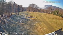 Vrchol Bouřňák, pohled na jih