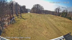 Vrchol Bouřňák, pohled na jih