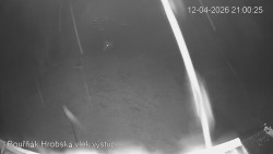 Vrchol Bouřňák, pohled na jih