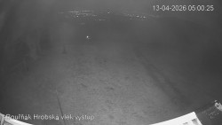 Vrchol Bouřňák, pohled na jih