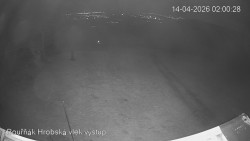 Vrchol Bouřňák, pohled na jih