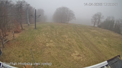 Vrchol Bouřňák, pohled na jih