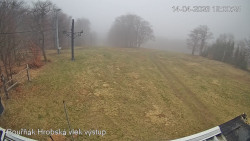 Vrchol Bouřňák, pohled na jih